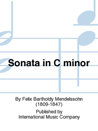 Book cover for Sonata In C Minor