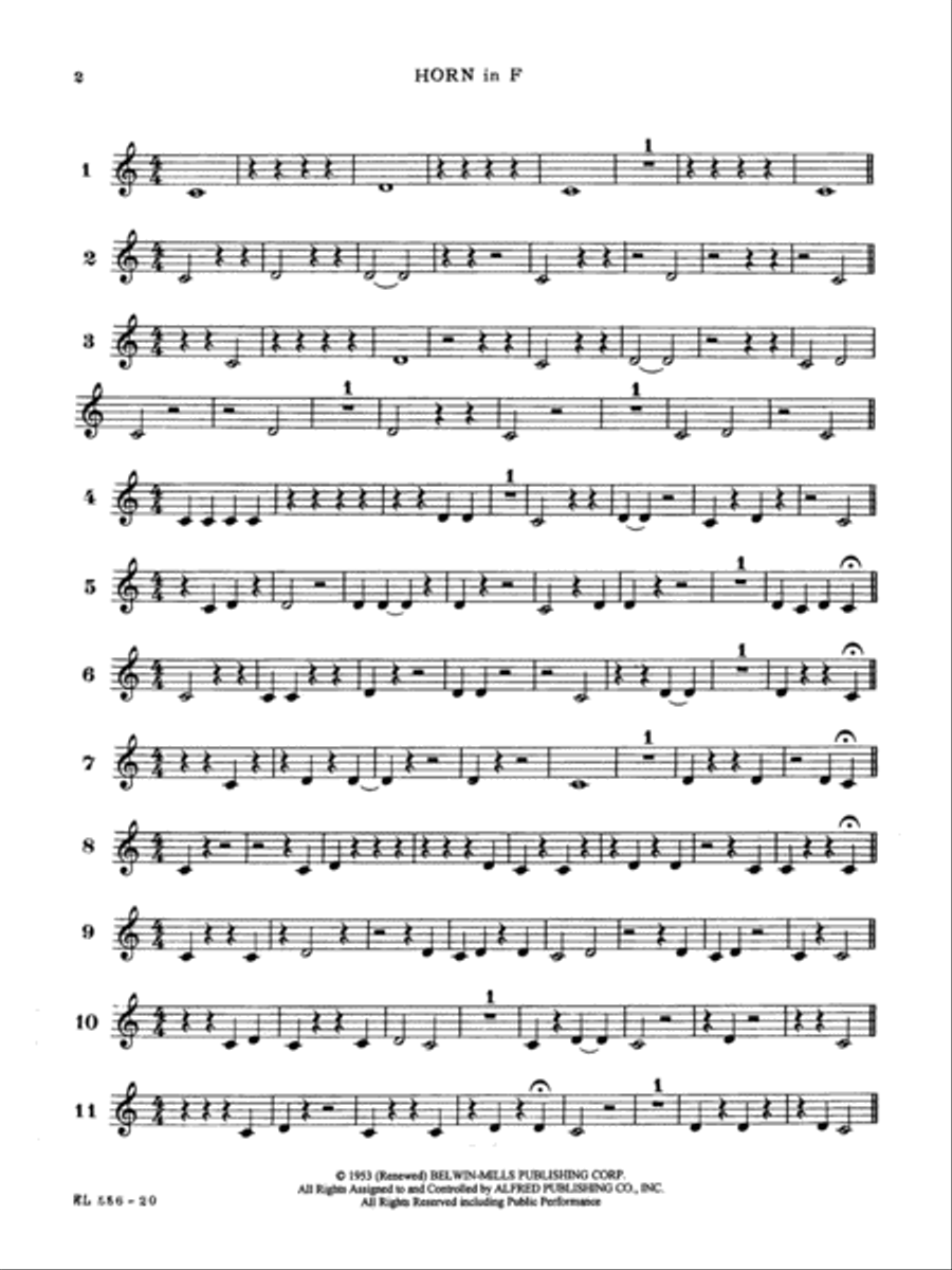 101 Rhythmic Rest Patterns Concert Band Methods scores gallery preview page 3