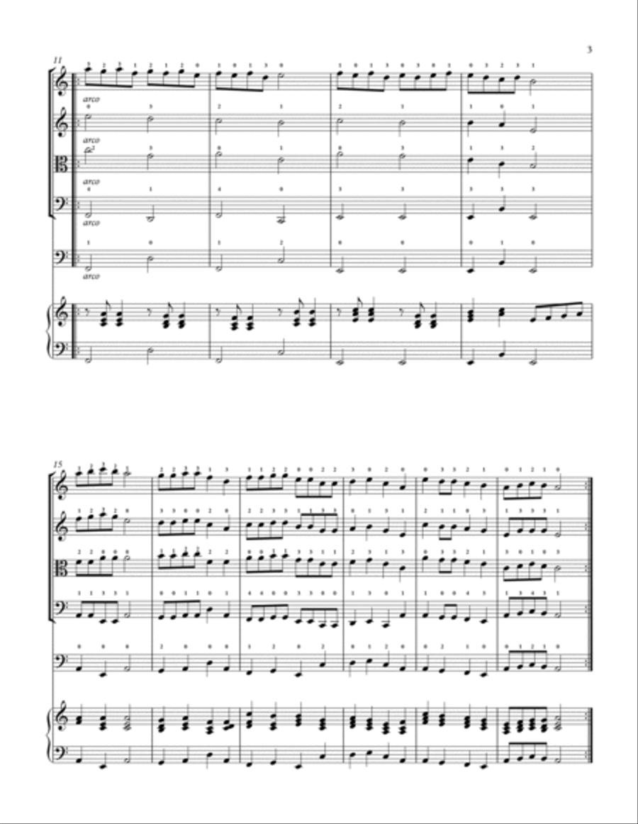Snow Day Piano Quartet scores gallery preview page 3