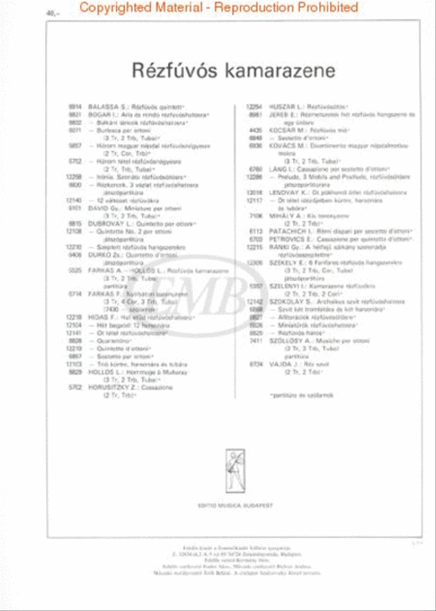 Training Patterns for Brass Sextet - Volume 1 Set of Parts scores gallery preview page 2