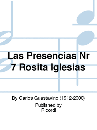 Las Presencias Nr 7 Rosita Iglesias