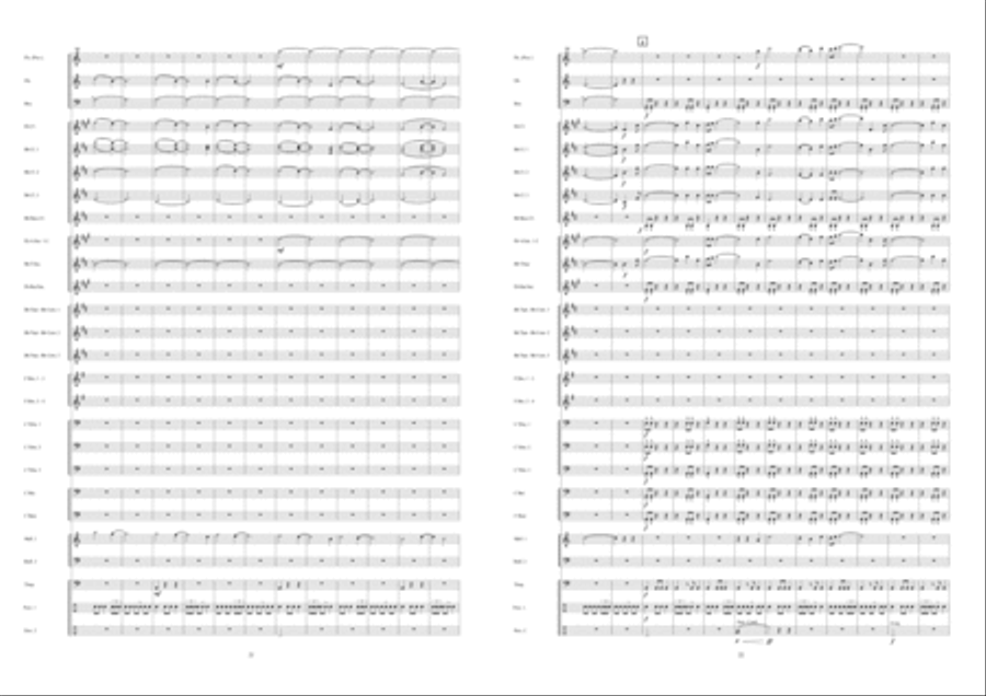 The Last Of The Mohicans Fanfare Band scores gallery preview page 12
