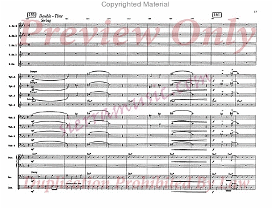 Dorian Blue Big Band scores gallery preview page 18