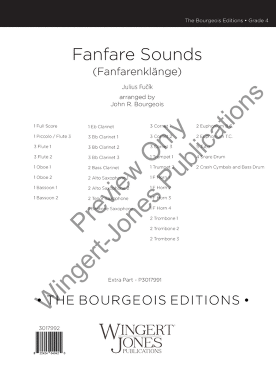 Fanfare Sounds - Full Score