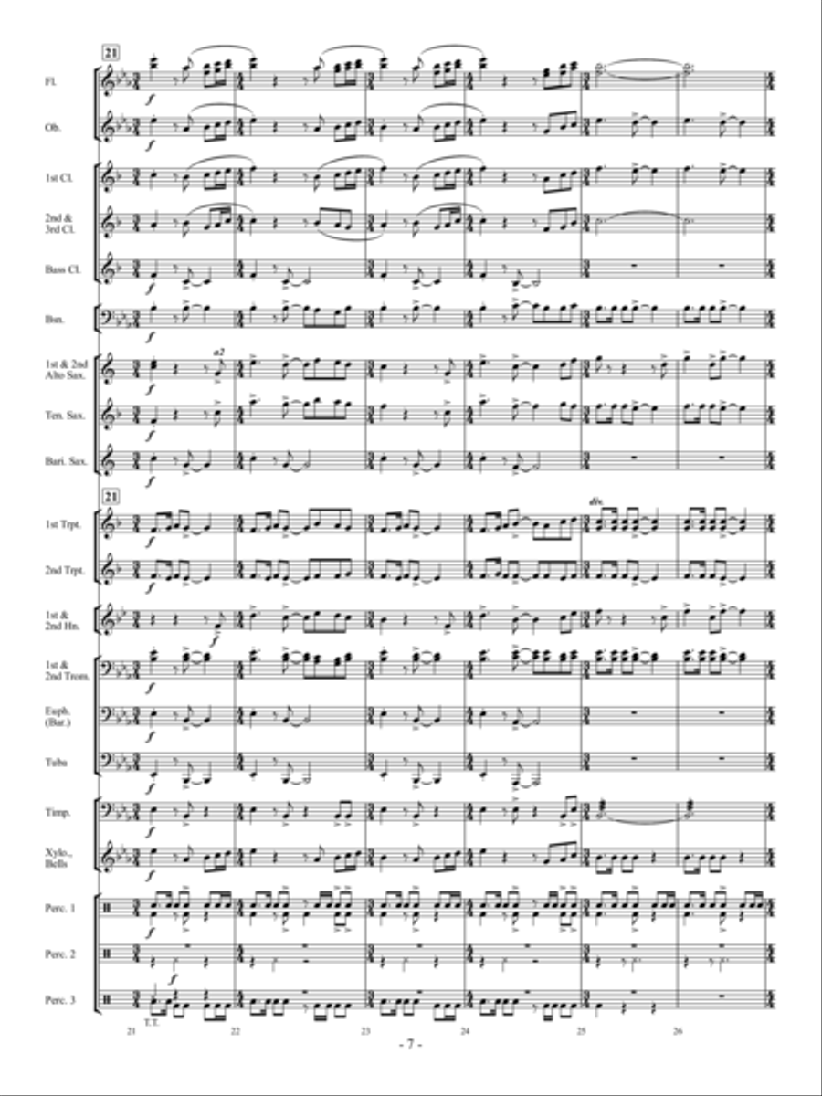 Dream Chaser Dream Chaser Concert Band scores gallery preview page 6