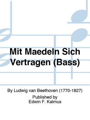 Book cover for Mit Maedeln Sich Vertragen (Bass)