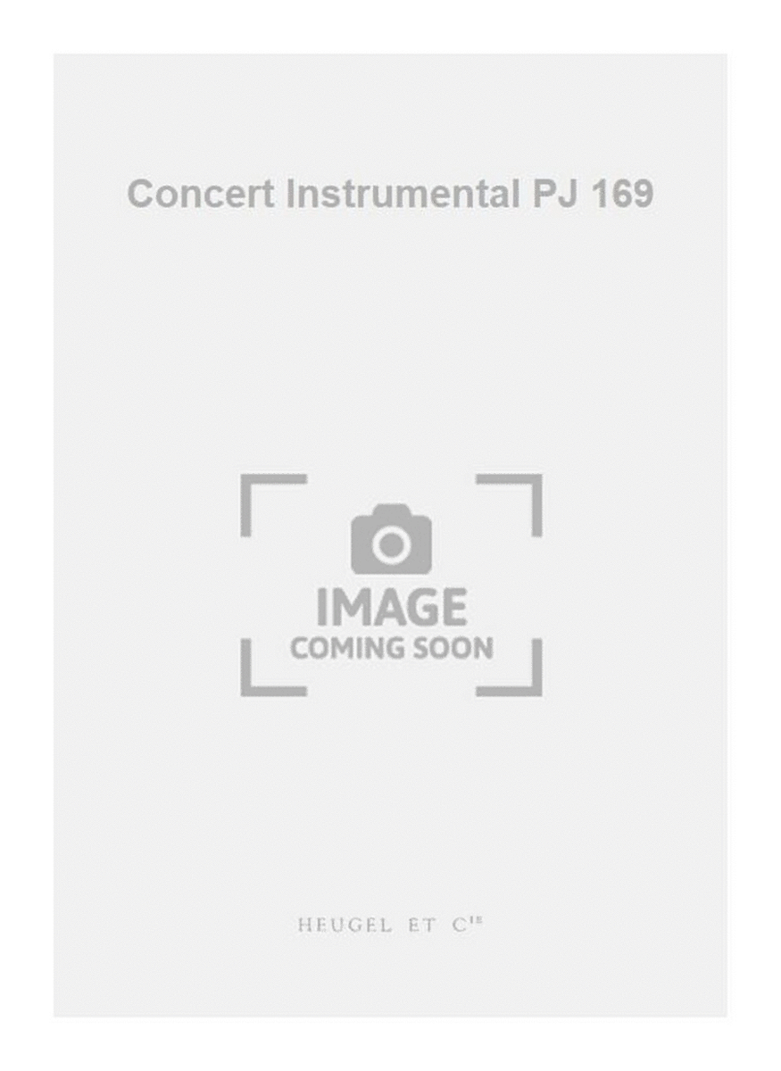 Concert Instrumental PJ 169