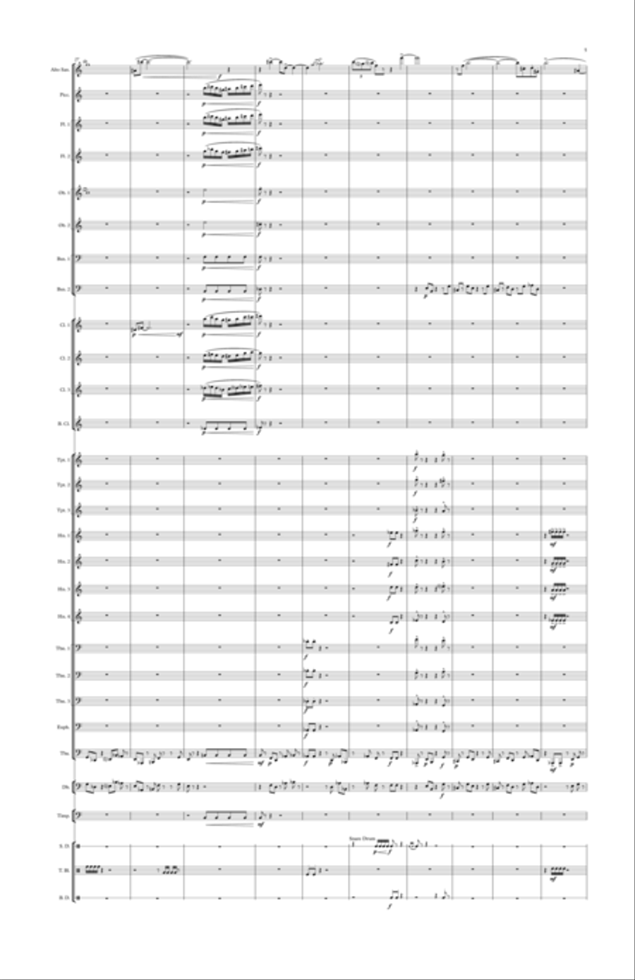 Fireworks Fireworks Concert Band scores gallery preview page 5