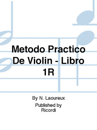 Metodo Practico De Violin - Libro 1R