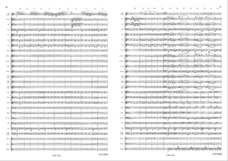 Saxophonissimo Concert Band scores gallery preview page 7