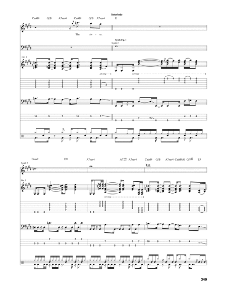 Tom Sawyer by Rush Guitar - Digital Sheet Music
