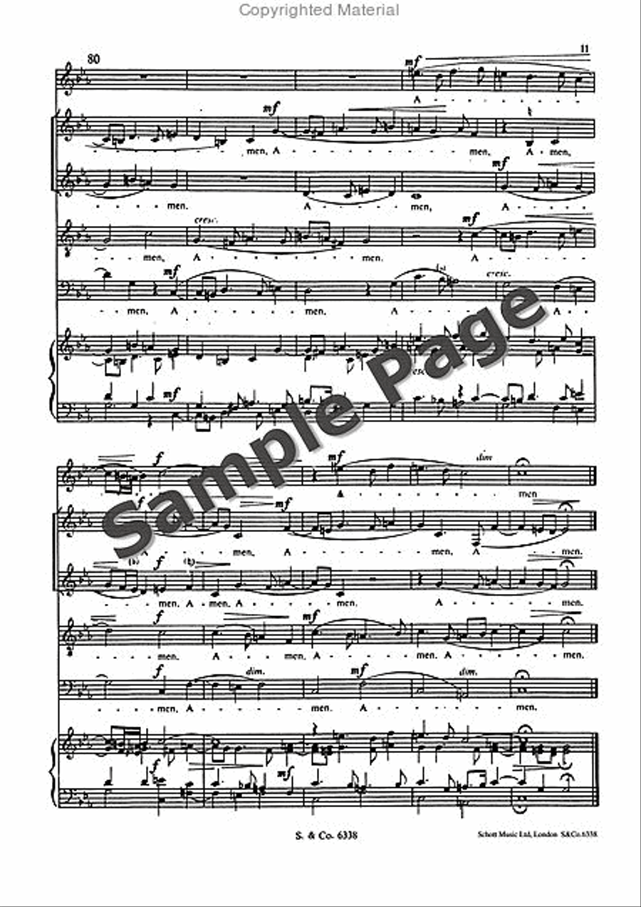 Tomkins Almighty God The Fountain Saatb Mixed Choir scores gallery preview page 12
