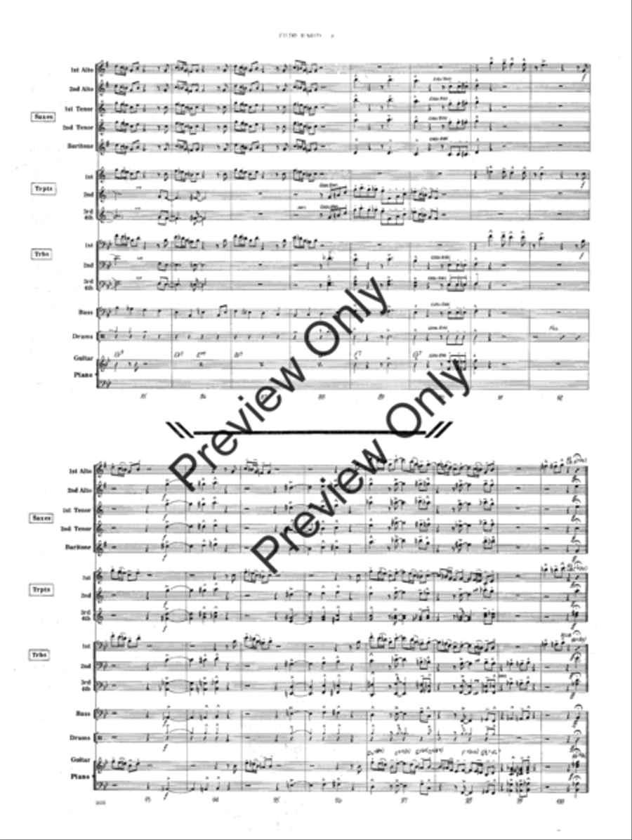 Filthy McNasty Filthy McNasty Jazz Ensemble scores gallery preview page 7