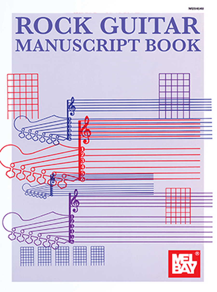 Rock Guitar Manuscript Book