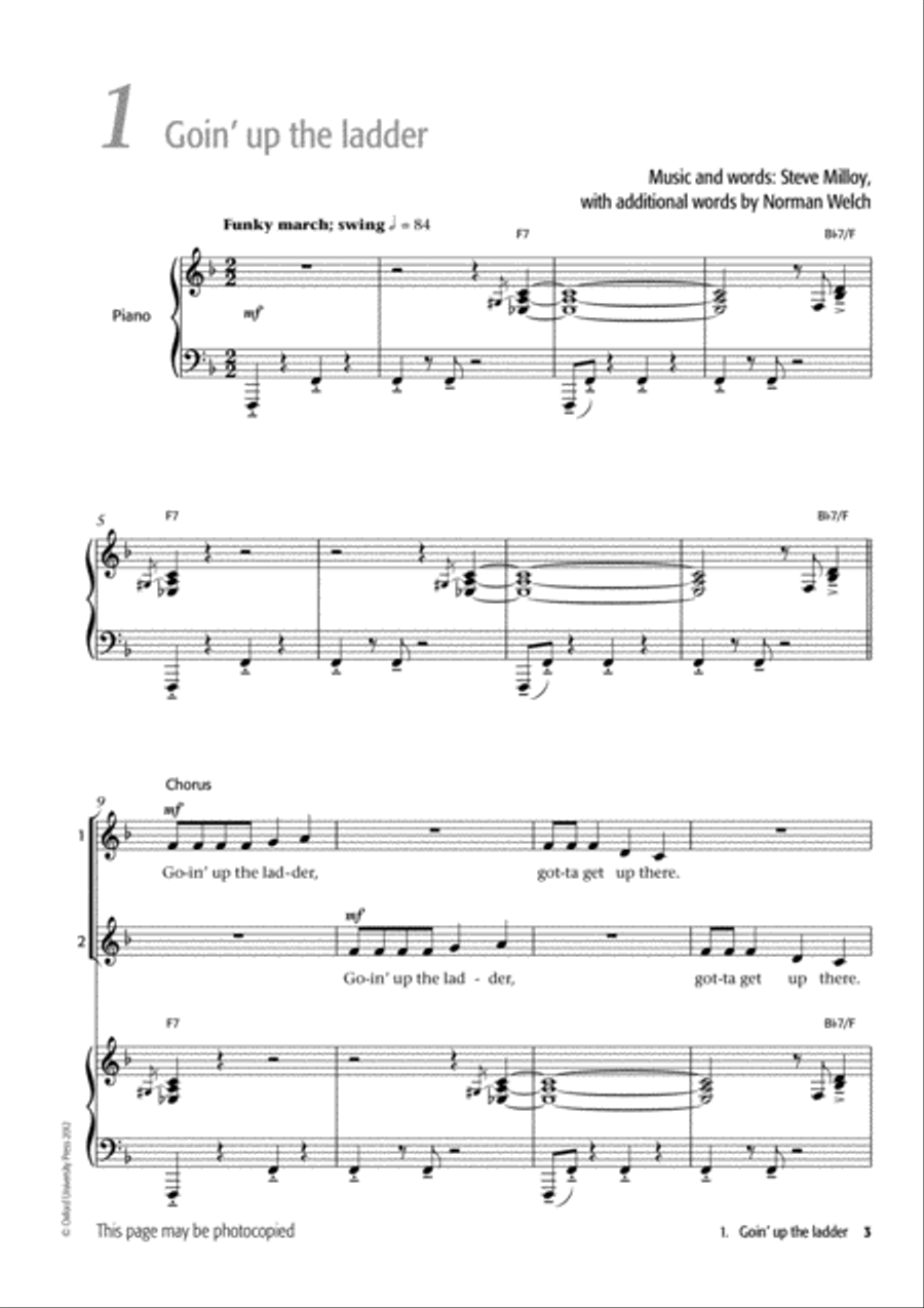 Popular Voiceworks 1 4-Part scores gallery preview page 3