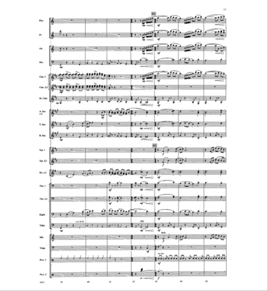 Skyscapes Skyscapes Concert Band scores gallery preview page 11