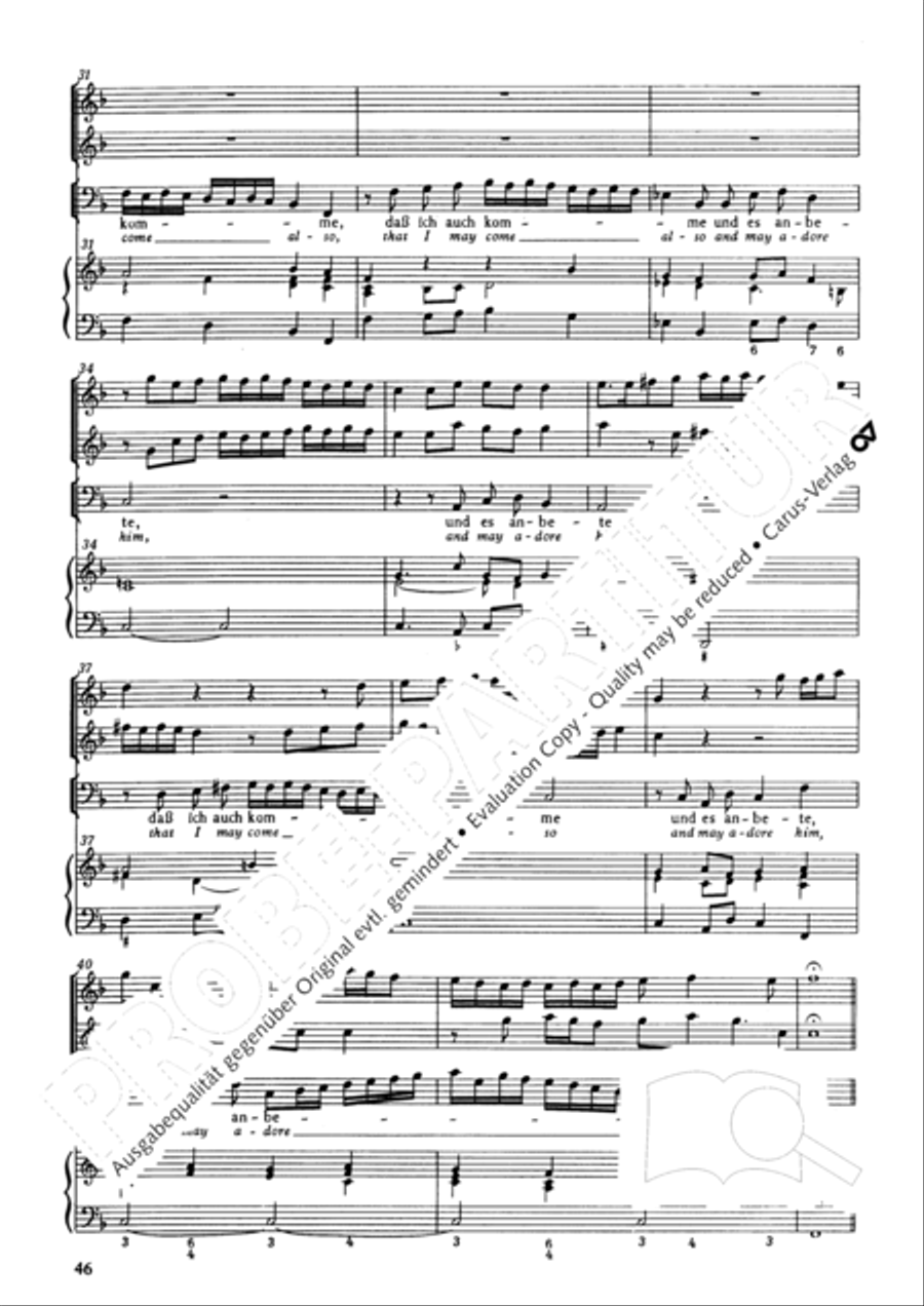 Christmas History (Weihnachts-Historie, SWV 435) Score scores gallery preview page 45