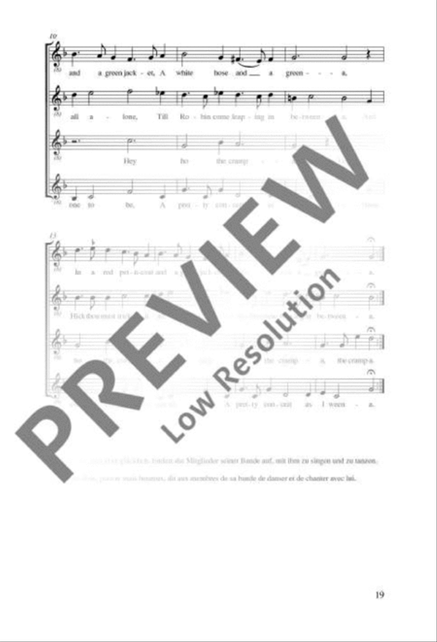 A round of three country dances in one Choir scores gallery preview page 3