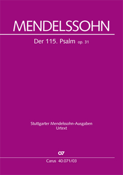 Psalm 115 (Der 115. Psalm) image number null