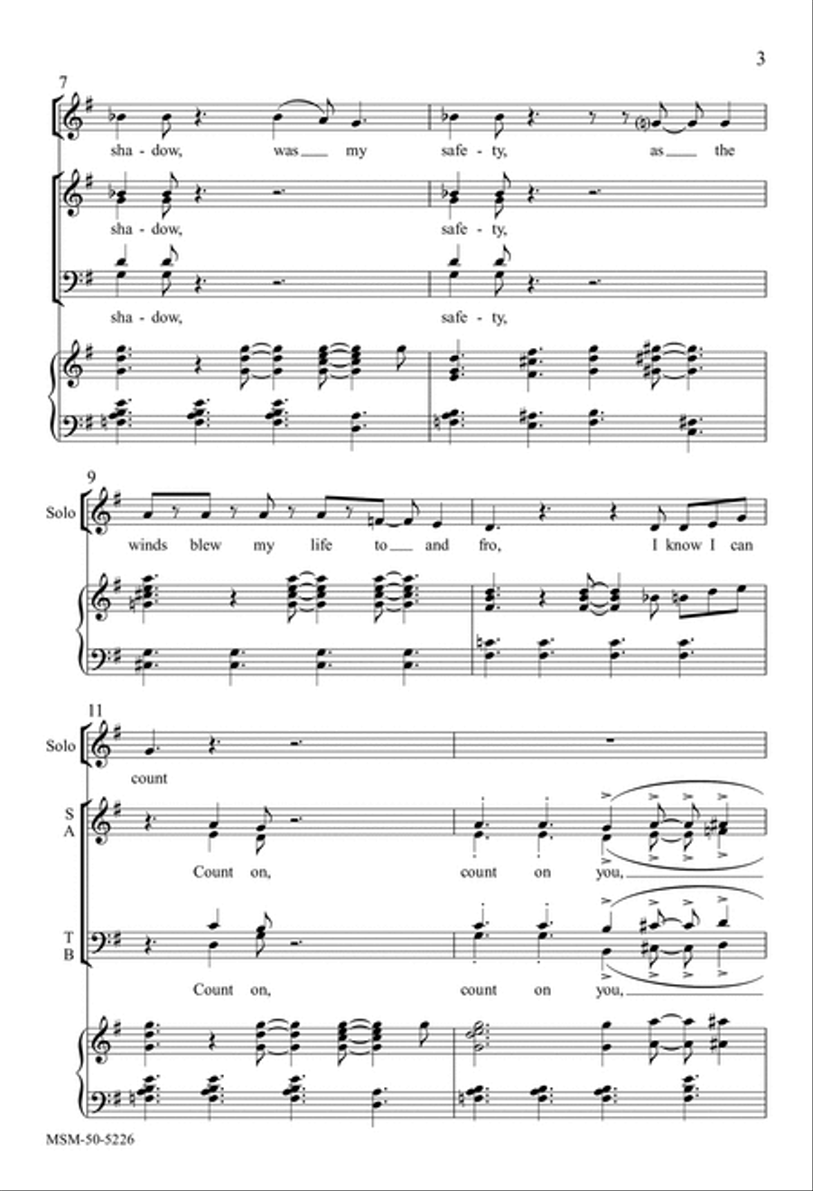 Lord, I Am Grateful 4-Part scores gallery preview page 3