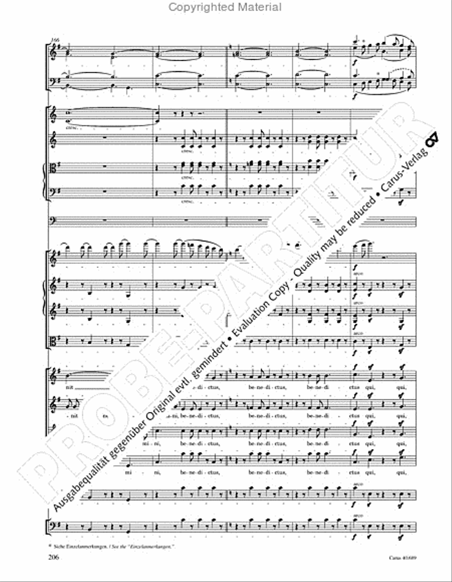 Missa solemnis Missa solemnis 4-Part scores gallery preview page 222