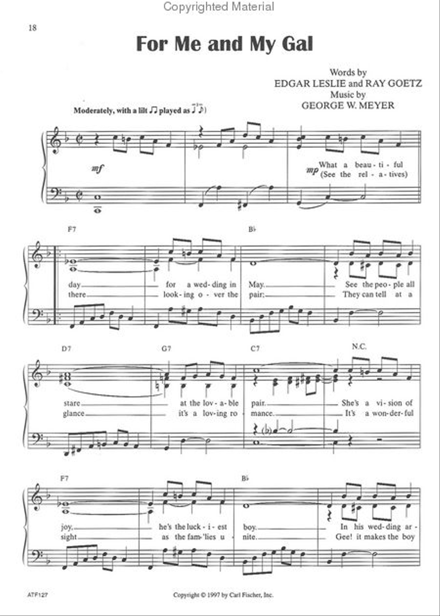 The Great Popular Standards Songbook Voice scores gallery preview page 2