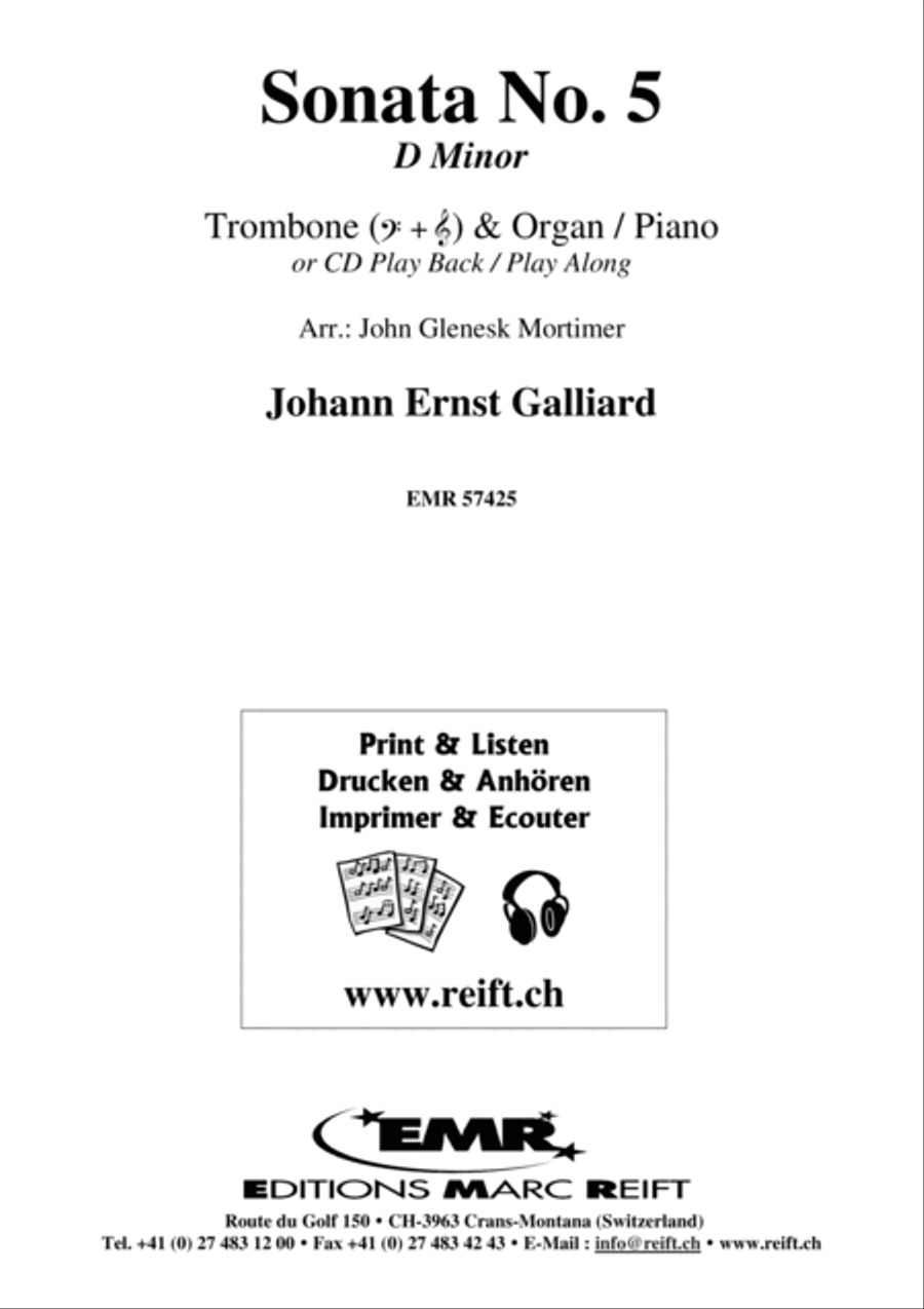 Sonata No. 5 Organ scores gallery preview page 2