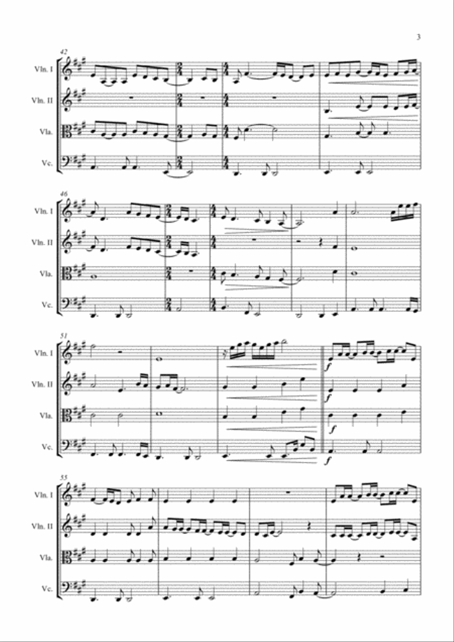 From This Moment On From This Moment On String Quartet scores gallery preview page 3