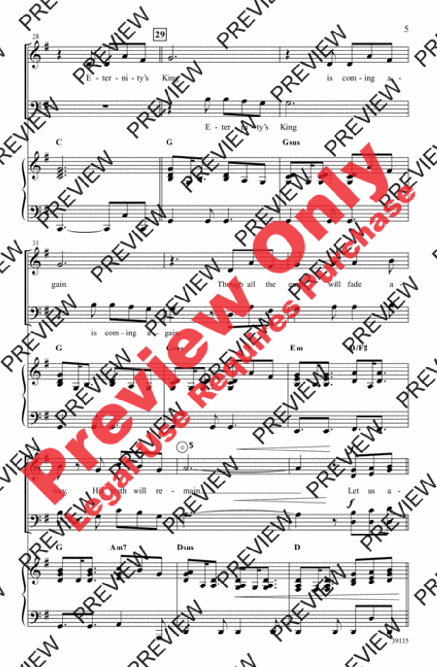 Let Us Adore Let Us Adore 4-Part scores gallery preview page 5