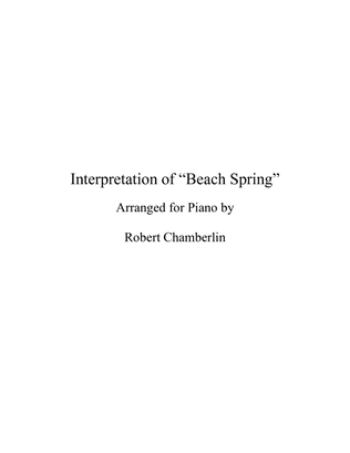 Book cover for Interpretation of "Beach Spring"