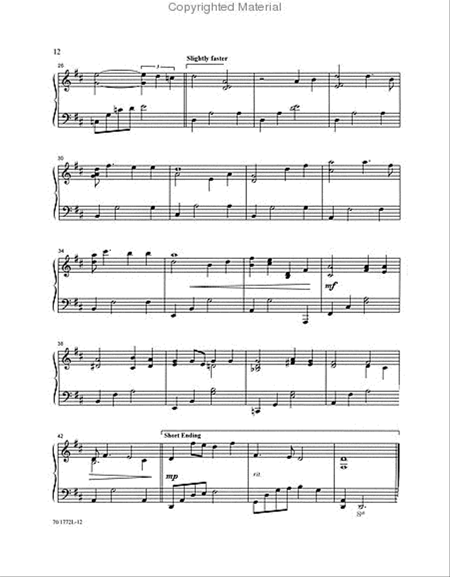 The Cross Before Me Piano Solo scores gallery preview page 4
