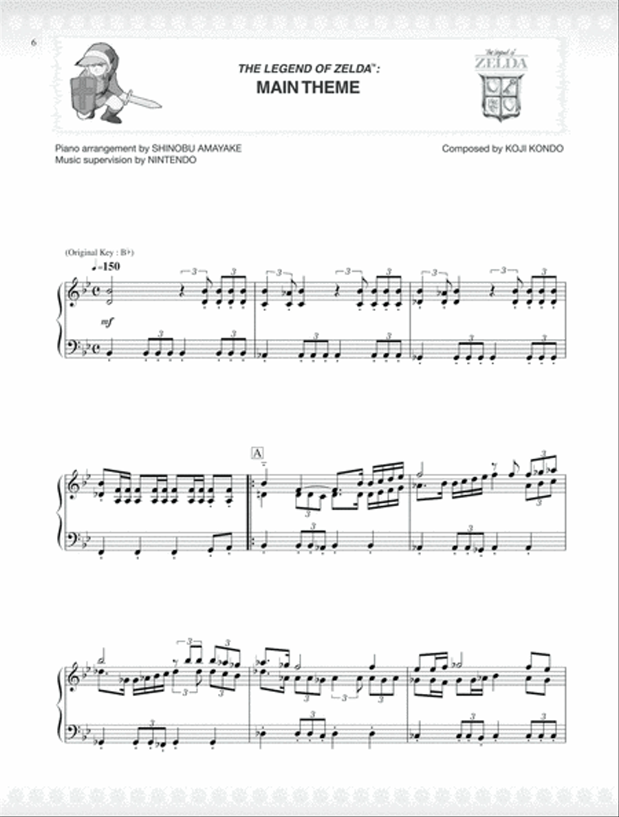 The Legend of Zelda Series for Piano Piano Solo scores gallery preview page 5
