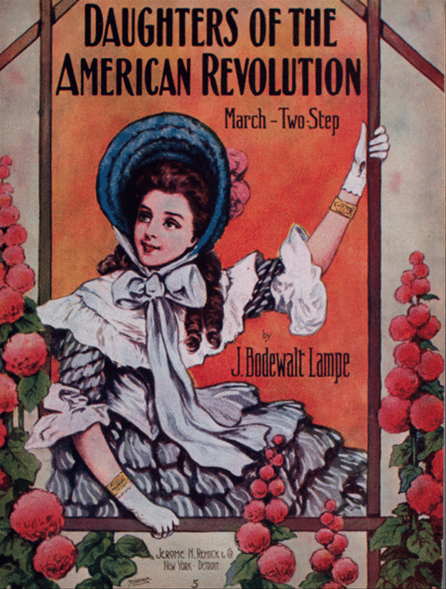Daughters of the American Revolution. March-Two-Step Piano Solo scores gallery preview page 1