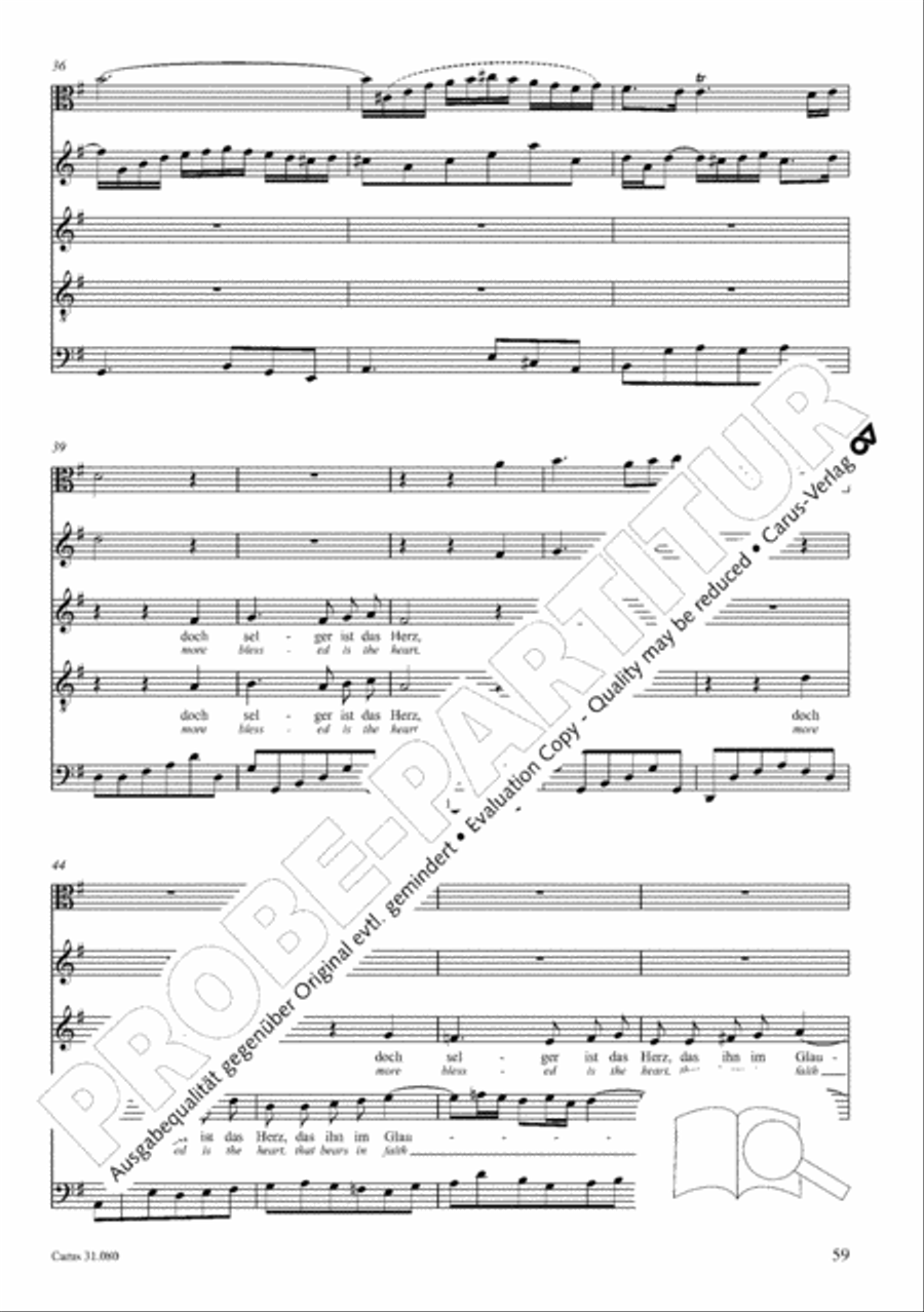 A mighty fortress is our God (Ein feste Burg ist unser Gott) 4-Part scores gallery preview page 60
