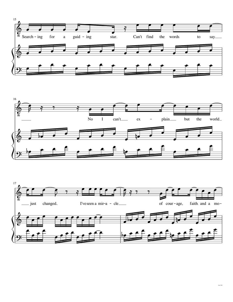 The Carol Of Joseph (i Believe In You) Piano, Vocal scores gallery preview page 5