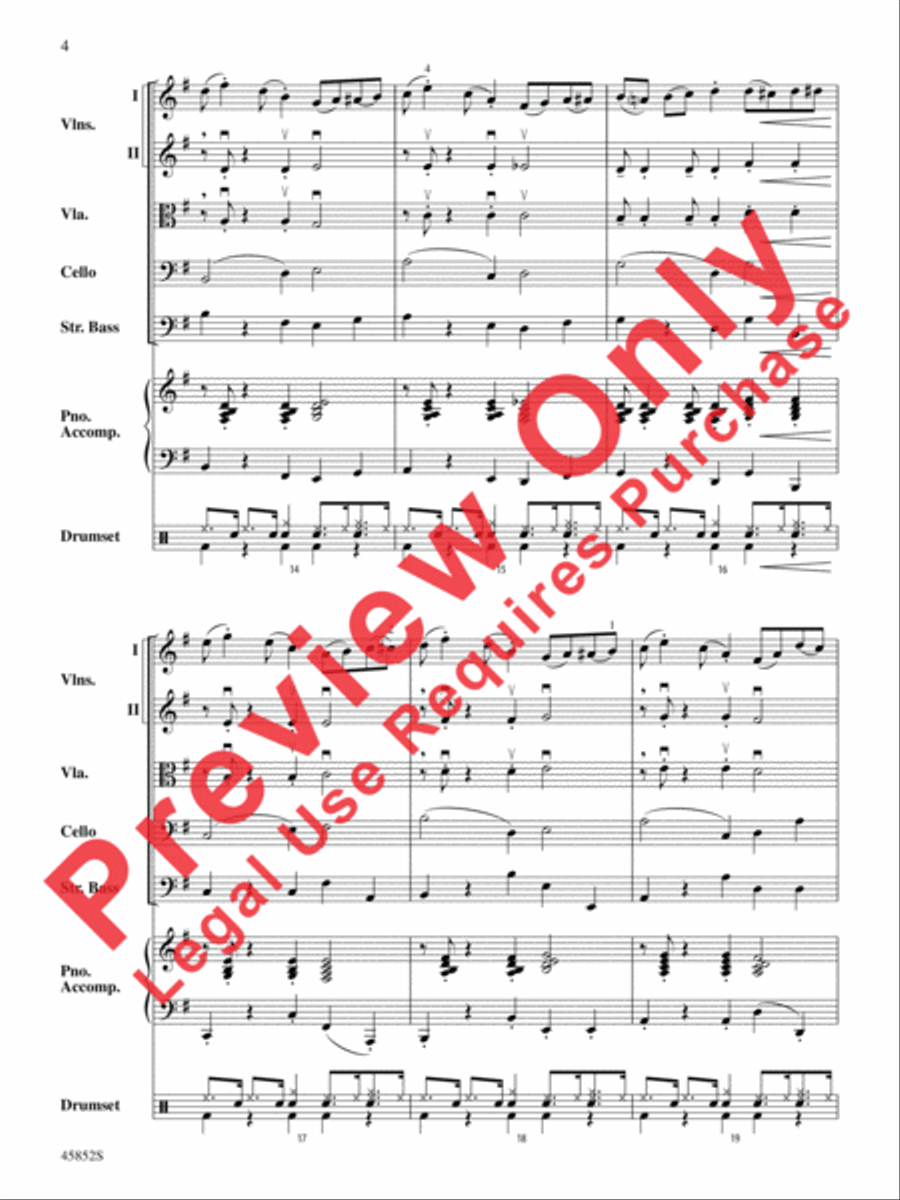 Take Five String Orchestra scores gallery preview page 4