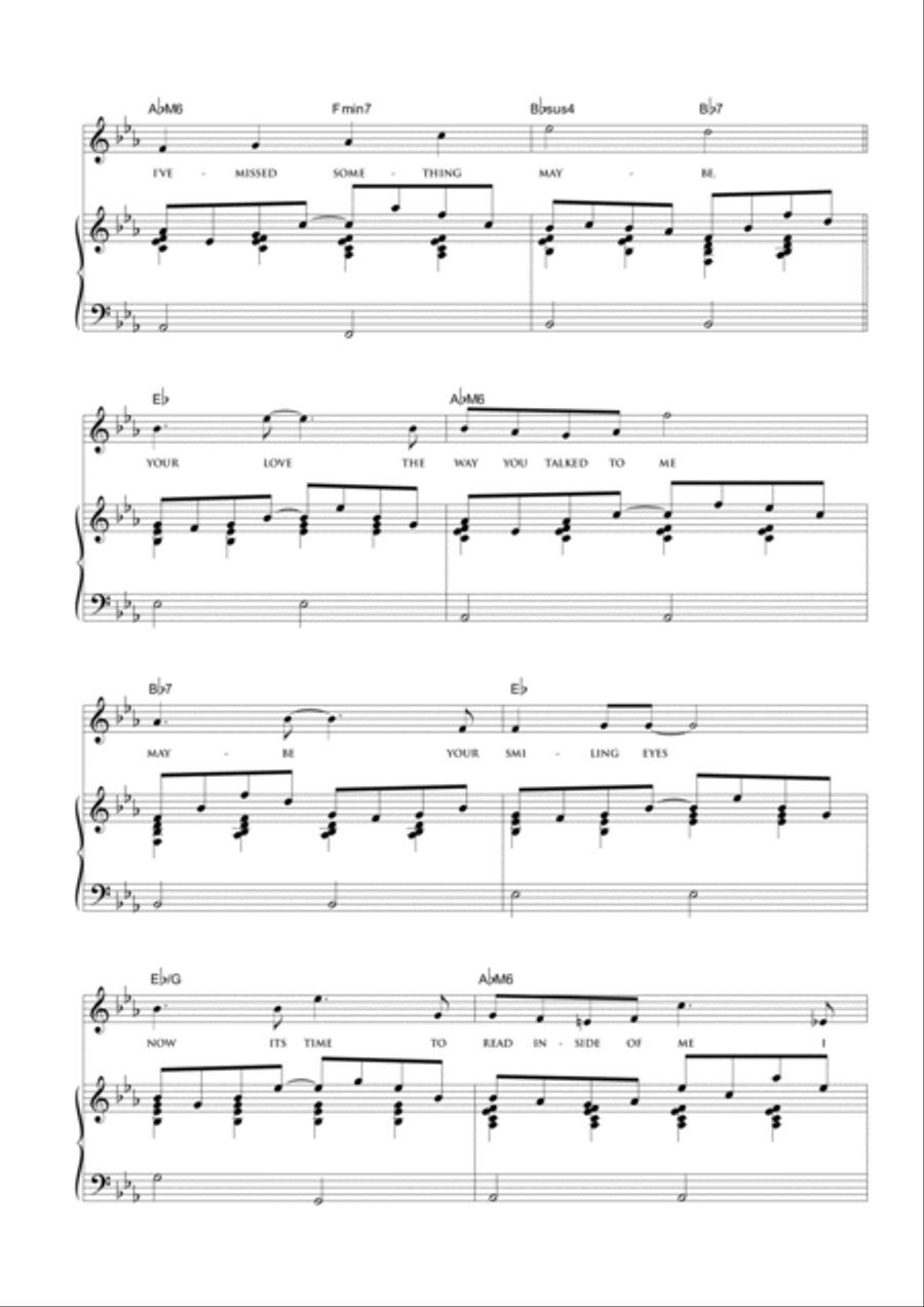 Smile in your eyes Smile in your eyes Piano, Vocal, Guitar scores gallery preview page 3