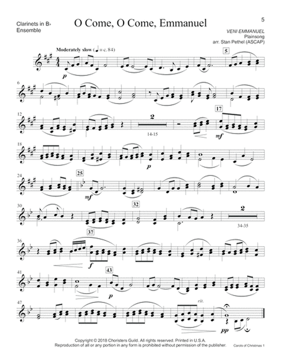 Carols of Christmas, Set 1 - Bb Clarinet(s)