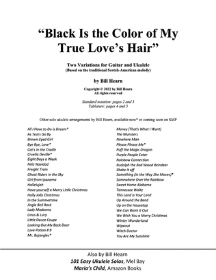 Book cover for Black is the Color of My True Love's Hair