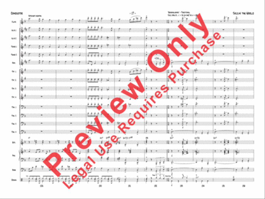 Jazzin' the World Jazz Ensemble scores gallery preview page 20