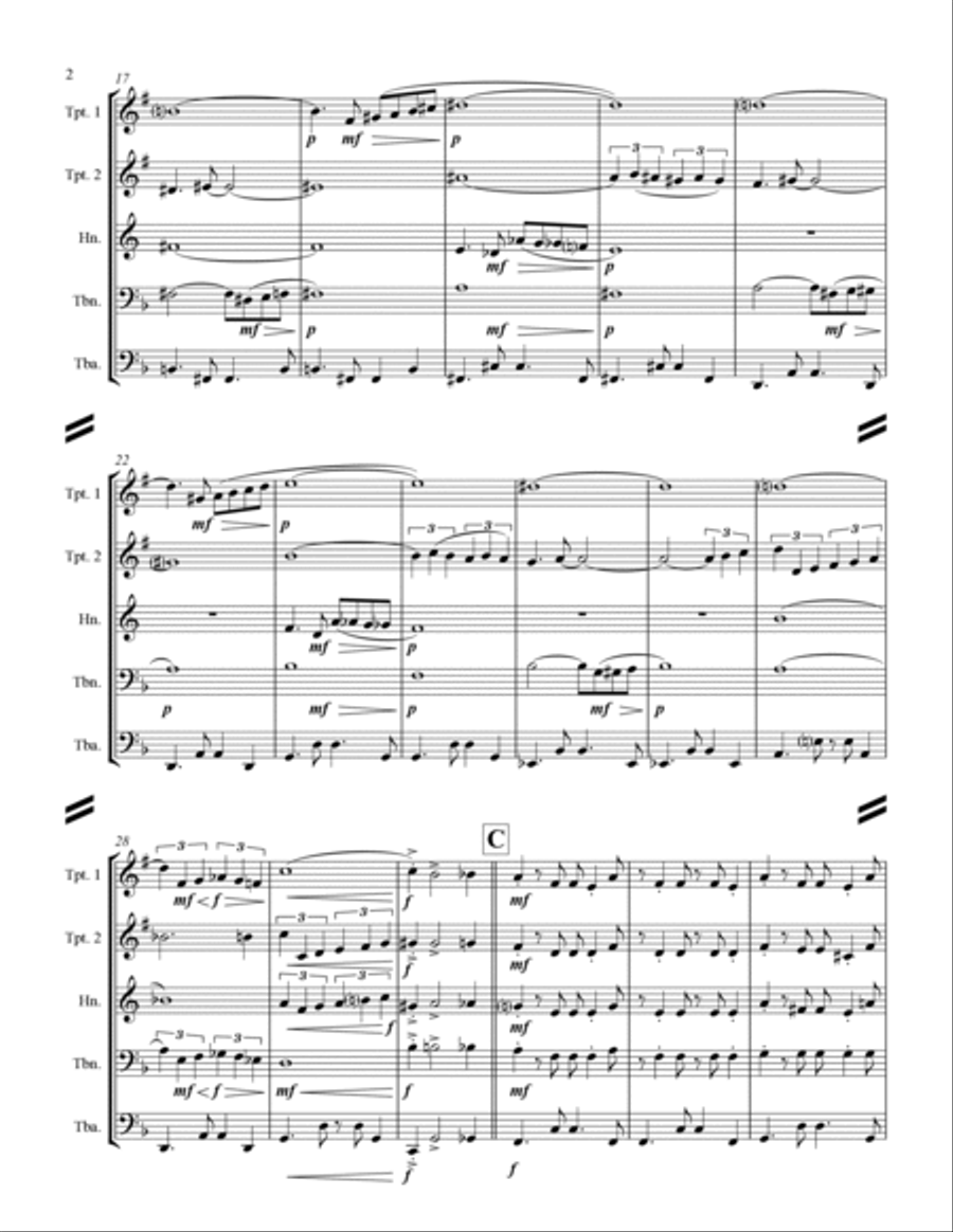 The Girl From Ipanema (Garota De Ipanema) The Girl From Ipanema (Garota De Ipanema) Brass Ensemble scores gallery preview page 3