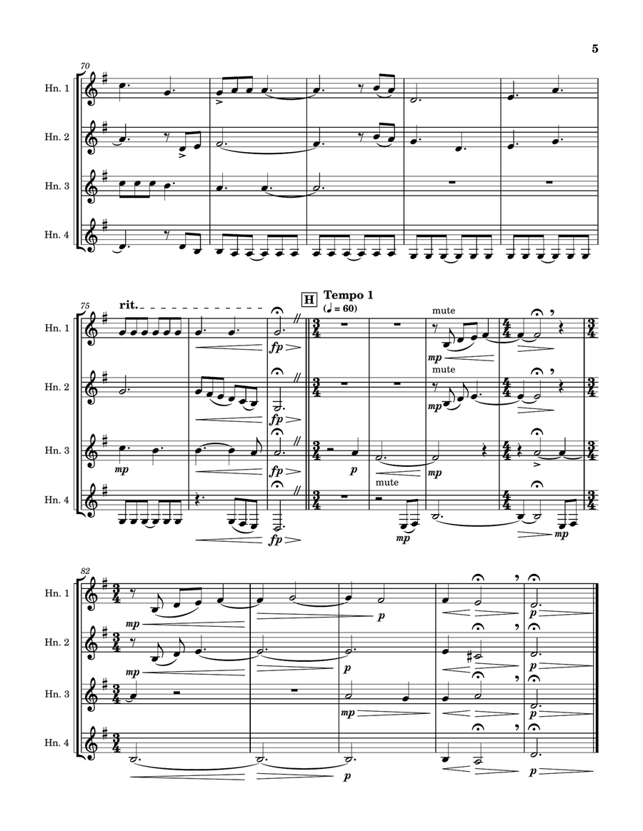 Halcyon Waters Brass Quartet scores gallery preview page 5