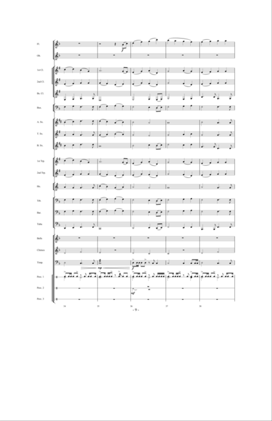 The Black Eagles Concert Band scores gallery preview page 8