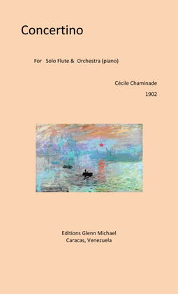 Book cover for Chaminade, Concertino for Solo Flute