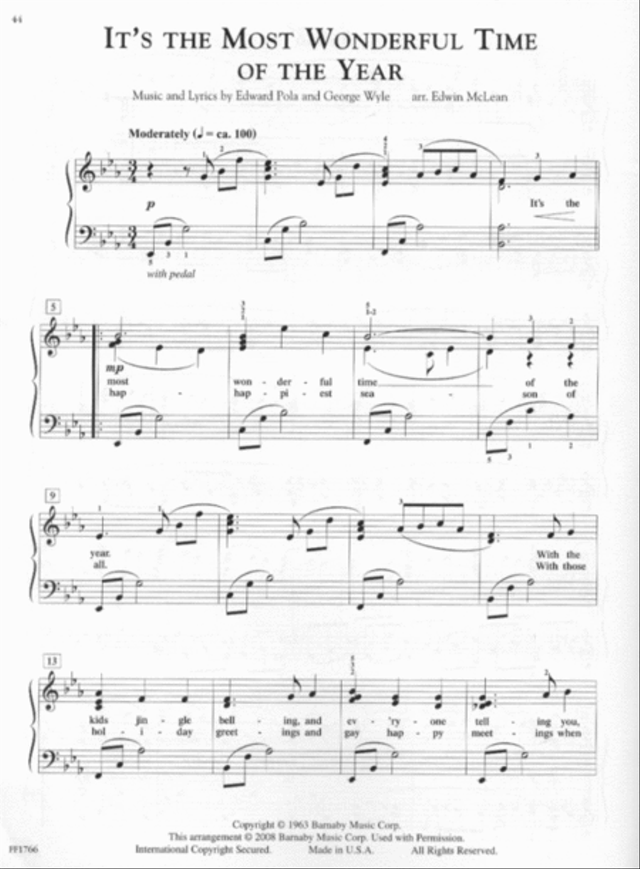In Recital with Popular Christmas Music, Book 6 Piano Method scores gallery preview page 3