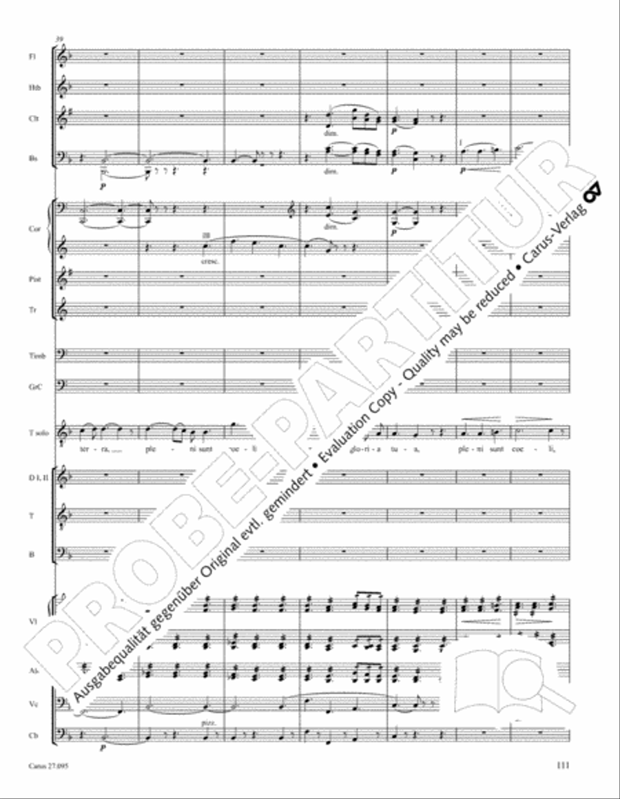 Messe solennelle de sainte Cecile STB scores gallery preview page 124