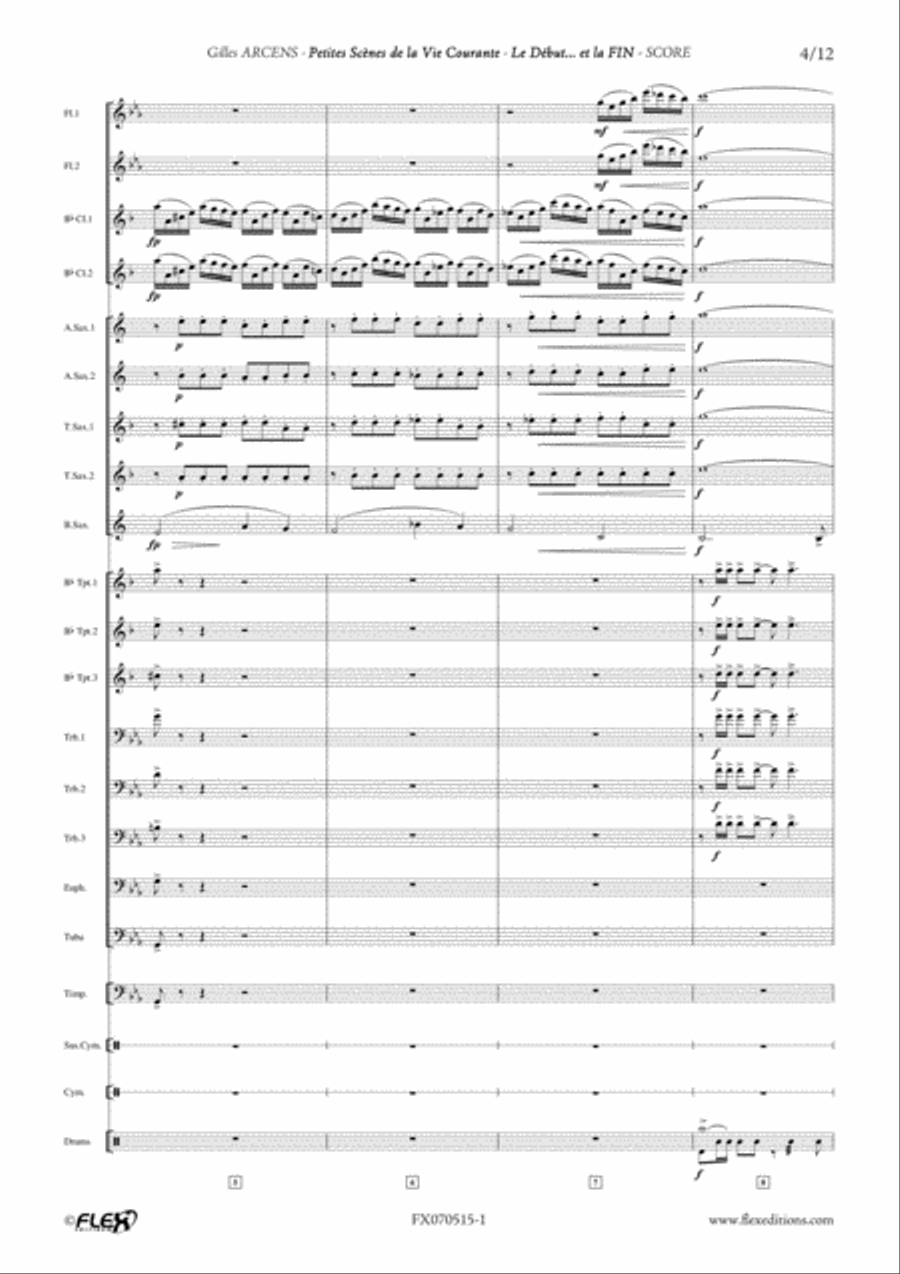 Le Debut... Et La Fin Le Debut... Et La Fin Concert Band scores gallery preview page 4