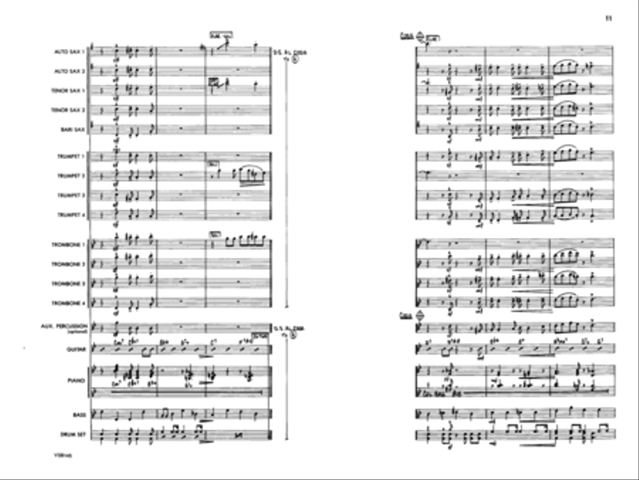 Touch of Dixie Jazz Ensemble scores gallery preview page 11