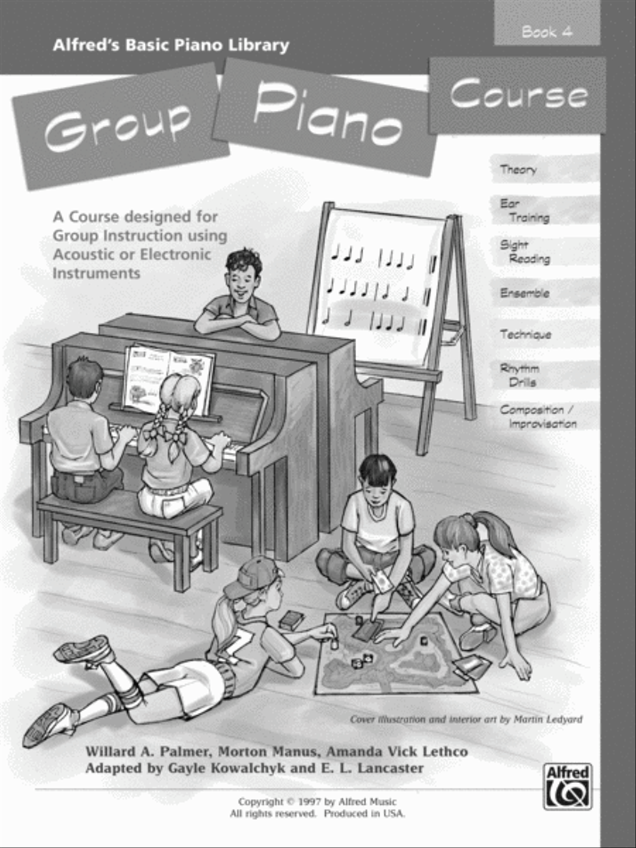 Alfred's Basic Group Piano Course, Book 4 Piano Method scores gallery preview page 2