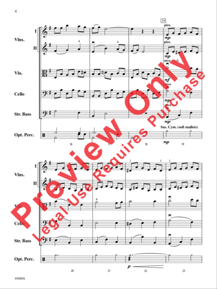 My Candles String Orchestra scores gallery preview page 4